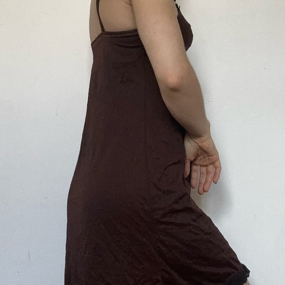 Vintage slip dress never work, with built in bra - Picture 3 of 5